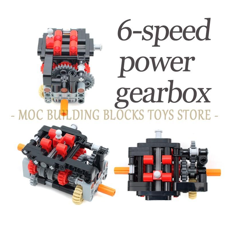 Высокотехнологичные MOC Кирпичи Скоростная Коробка Передач Система Подвески Строительные Блоки Автомобильная Трансмиссия Машинерия DIY Сборные Игрушки