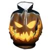 2023 New Men's and Women's Halloween 3D Digital Print Hoodie