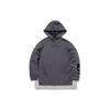 Li Ning X Jackie Chan Collaboration Kung Fu Series Button Loose Spliced Pullover Hoodie Men Hoodies Dark-Gray Purple AWDQ933-2