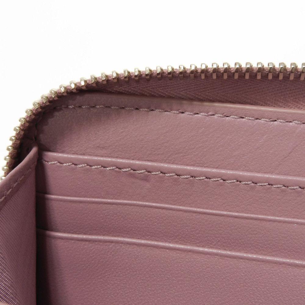 Used 10656 Lady Dior Voyageur Wallet S0007ONMJ_M64P 7940 Current Logo Zip Around Cannage Lavender from Japan AUTHENTIC