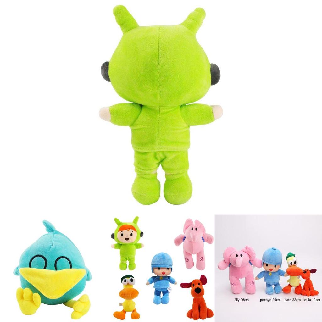 Высококачественная мягкая плюшевая игрушка-фигурка Pocoyo Elly Pato Loula Sleepy Bird Кукла Подарок для детей