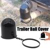 Durable 50Mm Black Universal Tow Bar Cap Prevent Falling Towing Hitch Towball Cover Caravan Trailer Protection Car Accessories