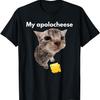 Смешная футболка с мемом про кота Мой сырный аполи