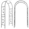 Садовая арка для растений, опорная стойка для лазанья, украшение для газона на заднем дворе, черный цвет