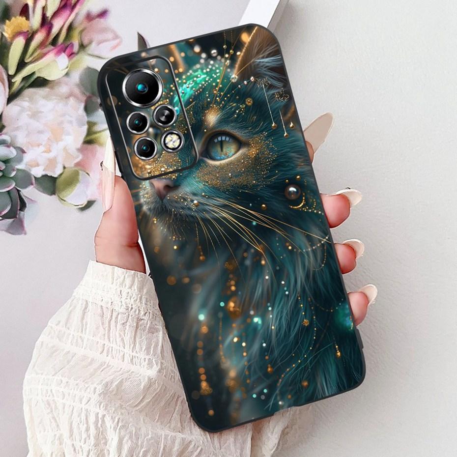 Новый дизайн чехла для телефона для Infinix Note 11 Pro 11S X697 X698 X663 Черный силиконовый мягкий задний чехол для Infinix Note11 11S 11Pro