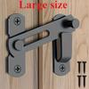 Stainless Steel Stable Door Lock - 180 ° Flip Slide Lock for Garage, Bathroom and Outdoor Use, Anti-theft Security Durable and Easy To Install