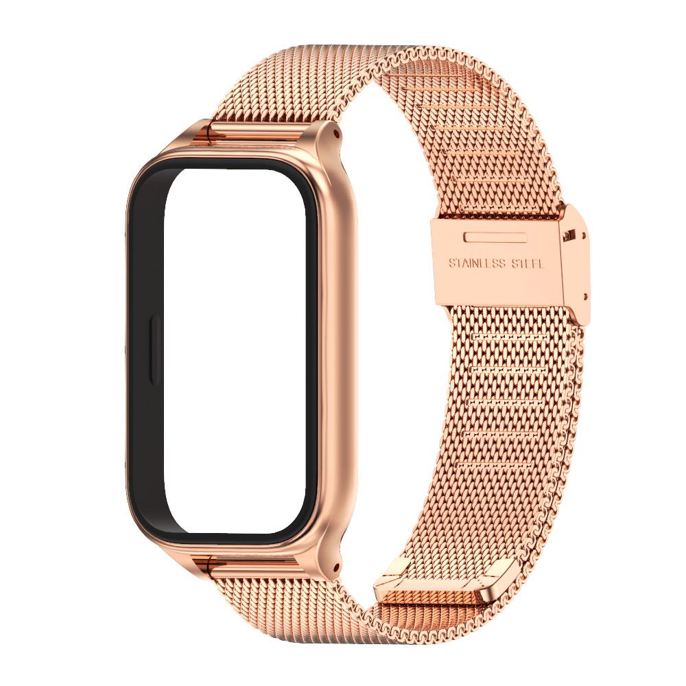 For Smart Band 9 Active Strap Smart Bracelet Mi Band 9 Active Strap Metal Stainless Steel Replacement Wrist Watchband