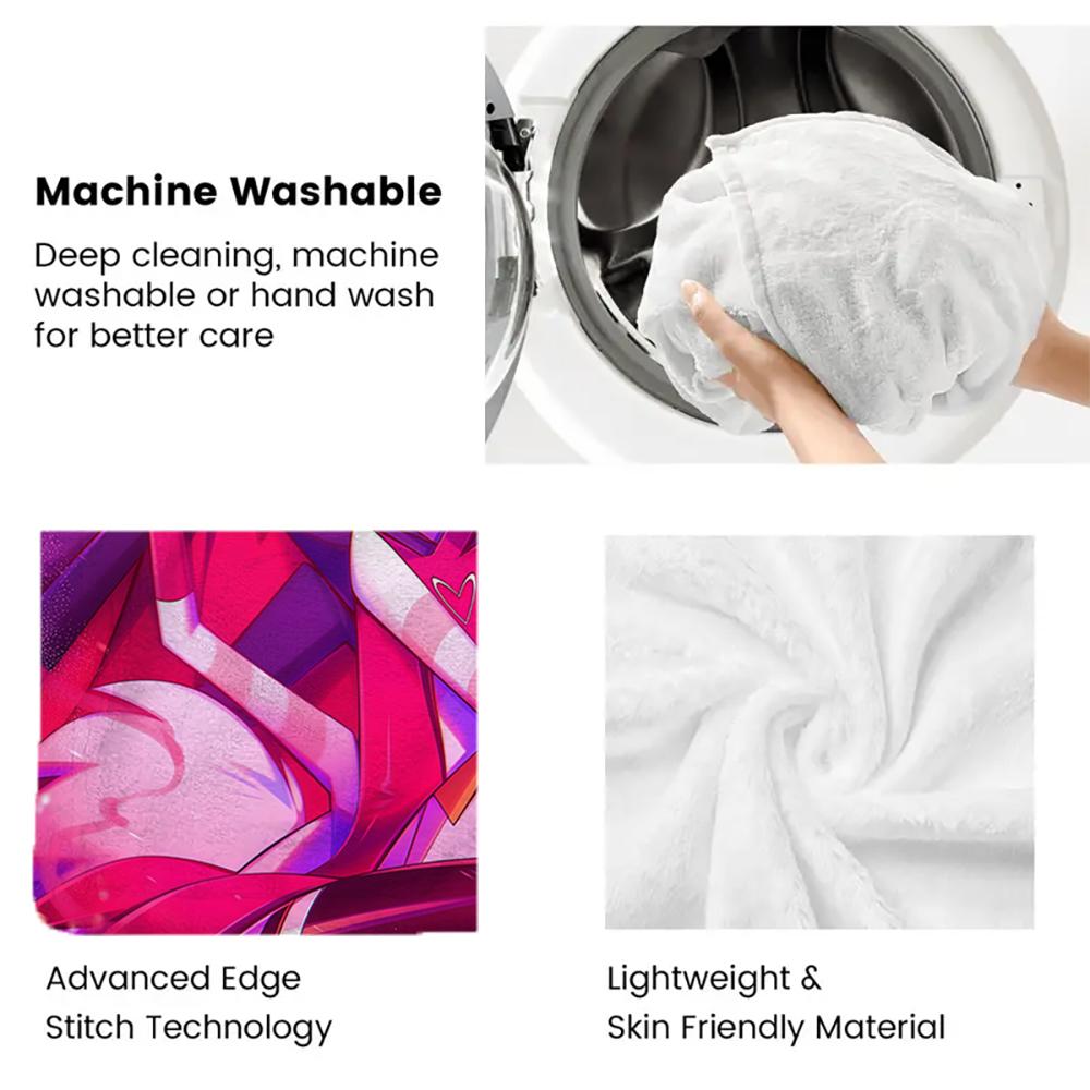 Anime Flannel thin Blanket for Bedrooms,Living Rooms,Sofas Blankets,Offices,Lunch Breaks,Picnics,blanket,blankets fluffy