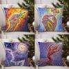 A-Alex Grey Trippy Psychedelic Pillow Case Sofa Living Room Bedroom Double-sided Printing Square Cushion Nap Time Cushion Cover