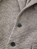 Ikalook Alpaca Grid Check Blazer Jacket Djk101