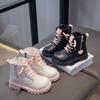 Girls Warm Ankle Boots Fashion Double Zip Kids Beautiful Princess Boots Non-slip Children Performance Catwalk Boots Winter New