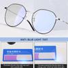 Metal Round Anti Blue Light Glasses Women Men Classic Square Eyeglasses Frames Transparent Computer Glasses  Feminino