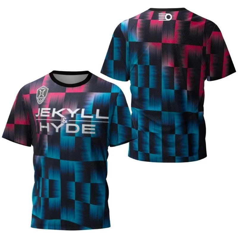 Best-selling summer women's 3D printed tennis and badminton outdoor T-shirt. Fitness and casual round-neck short-sleeved top.