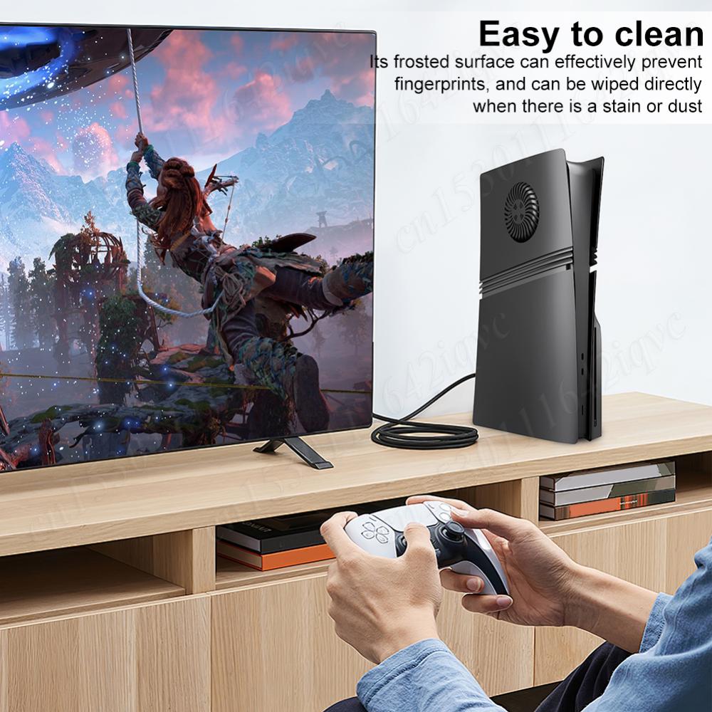 Replacement Faceplate for PS5 Pro Playstation 5 Pro Disc/Digital Console Face Plate Console Cover ABS Hard Case for PS5 Pro