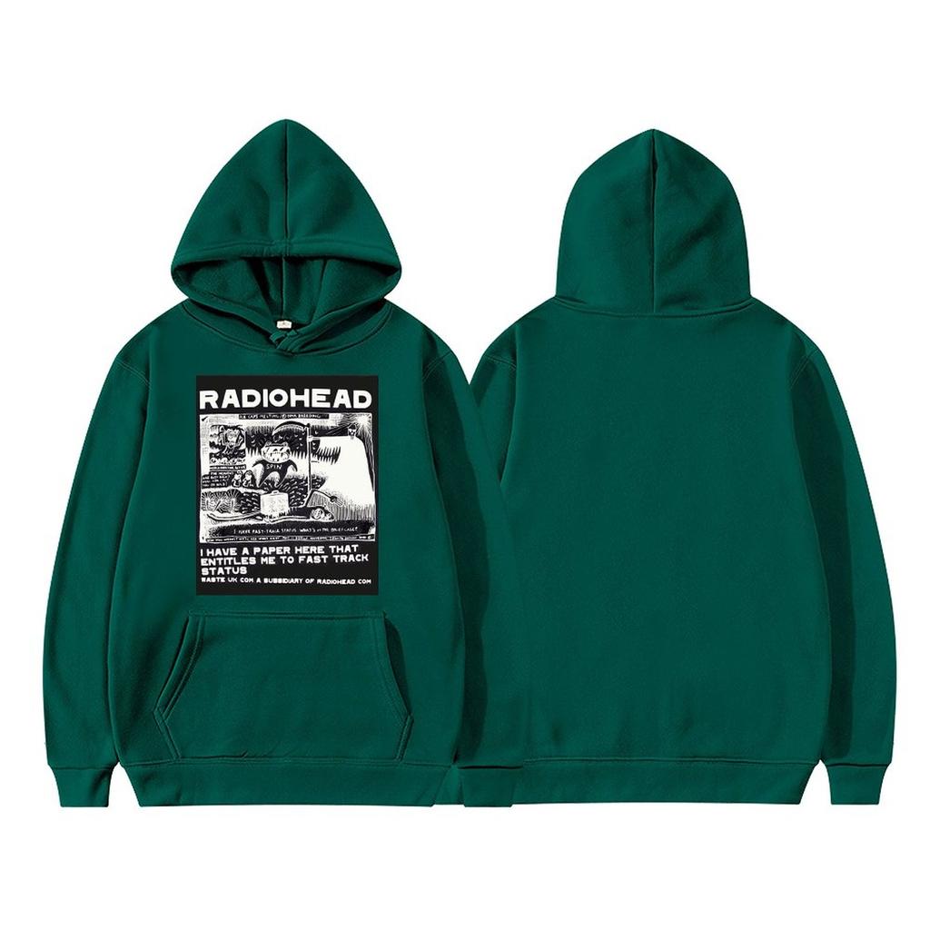 Radiohead Arctic Monkeys Hooded Sweater Fashion Hoodie Tees Tops Rock Boy Camastas Hombre Hombre