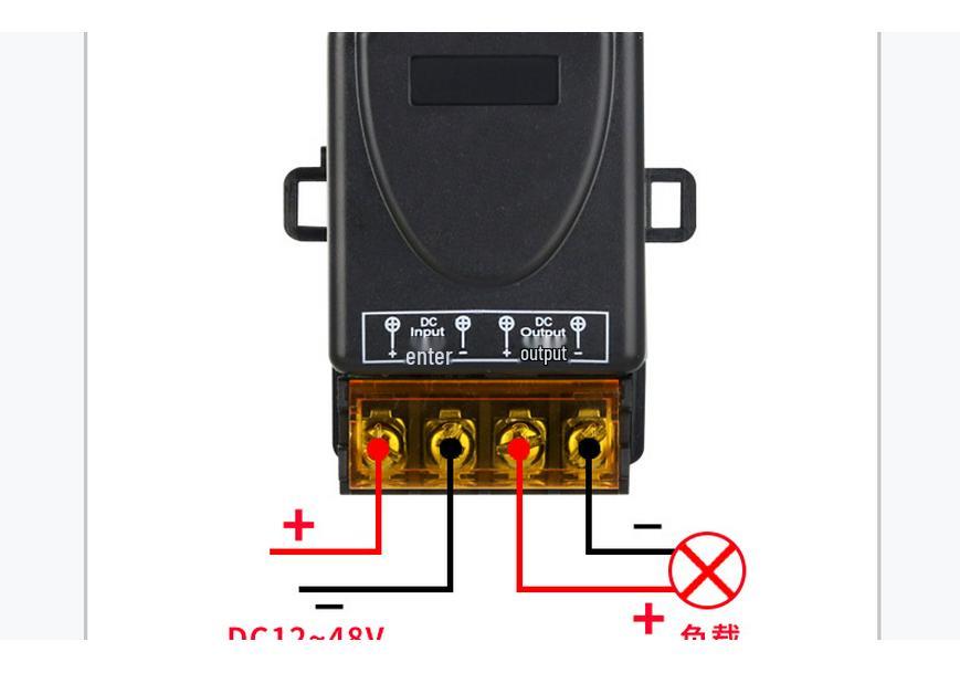 DC 12V/24V/48V Single Channel Remote Control Switch for Car Headlights & Horn, Momentary Mode with Free Stick Remote