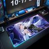 Skirk Игровой коврик для мыши RGB Большой светодиодный коврик Настольный коврик для ПК Светящийся коврик для мыши Большие коврики для клавиатуры Настольный коврик с подсветкой