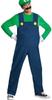 [RemeeHi] Mario Luigi Cosplay Costume [All Seasons] Mario Kart Costume Set with Hat, Gloves, and Beard for Halloween, Christmas, Events, School