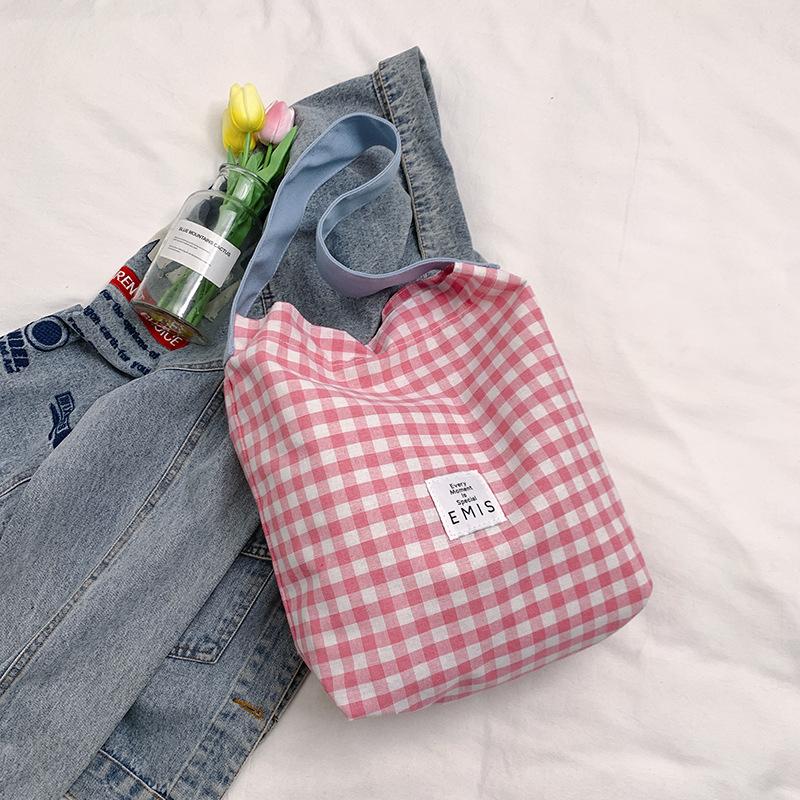 Холщовая сумка женская новая красивая и повседневная весенняя модная сумка на одно плечо для студентов колледжа литературная сумка для поездок на работу