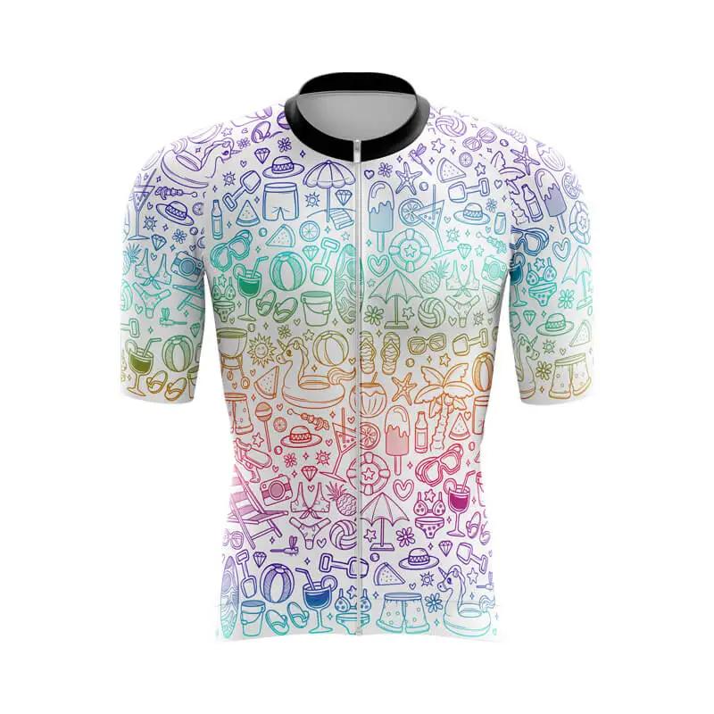 2026 Мужская одежда для велоспорта с мультяшным принтом Ropa Ciclismo MTB Велосипедная одежда С коротким рукавом Велосипедный шорт Maillot Ciclismo Комплект джерси Велосипедные костюмы