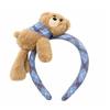 Soft Cute Hair Hoops Fluffy Cartoon Bear Headwear Lay Down Bear Hairbands  Spa Bathing