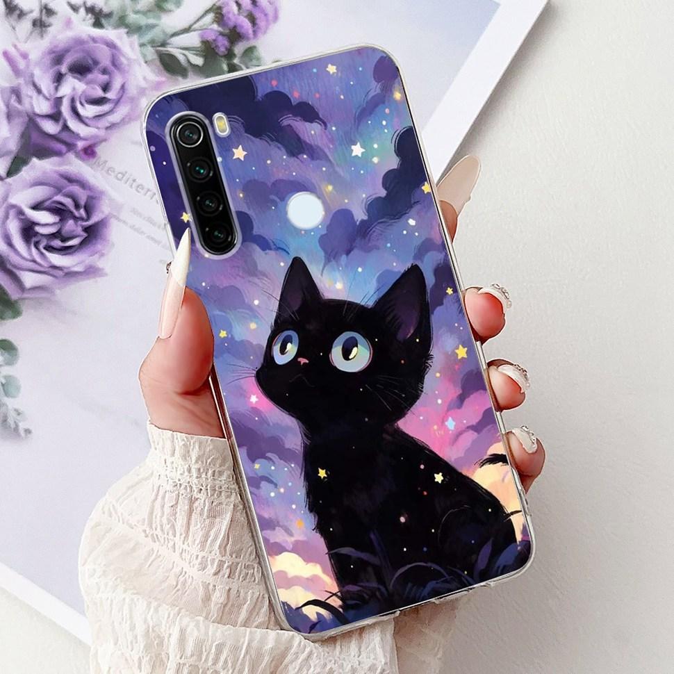 6.3" Silicone Case For Xiaomi Redmi Note 8 Soft TPU Cute Patterned Cover Case For Redmi Note 8  Note8 Protective Shell Bumper