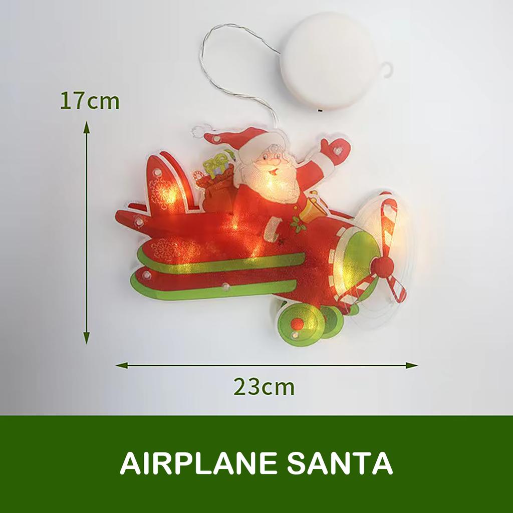 Latest LED Christmas Sucker Light Christmas Decorations for Home Santa Claus/Snowman Window Light Navidad Natale New Year Gifts
