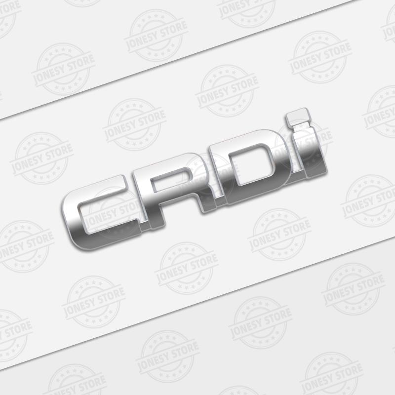 Auto Metal CRDi Logo 3D Badge Lettering Decals Trunk WOEKFD6 Sticker For Kona Tucson Accent Sorento Carens Carnival Sportage Car Styling