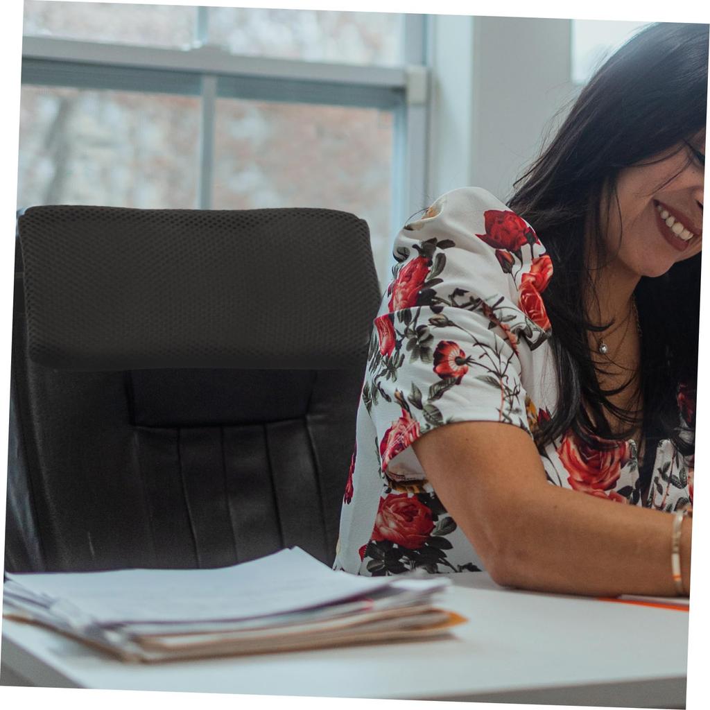 BESTOYARD Кресло с подголовником, Подушка для шеи с сеткой из губки из травы, Кресло для отдыха, Вращающееся кресло, Пороловый подголовник, Сиденье с высокой спинкой, Дышащее, Мягкое, Дорожное