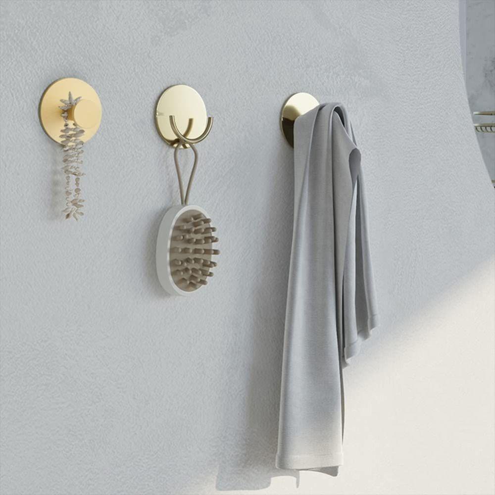 Stainless Steel Wall Hook Self Adhesive Wall Hanger Coat Hanger Adhesive Hanger  Entryway