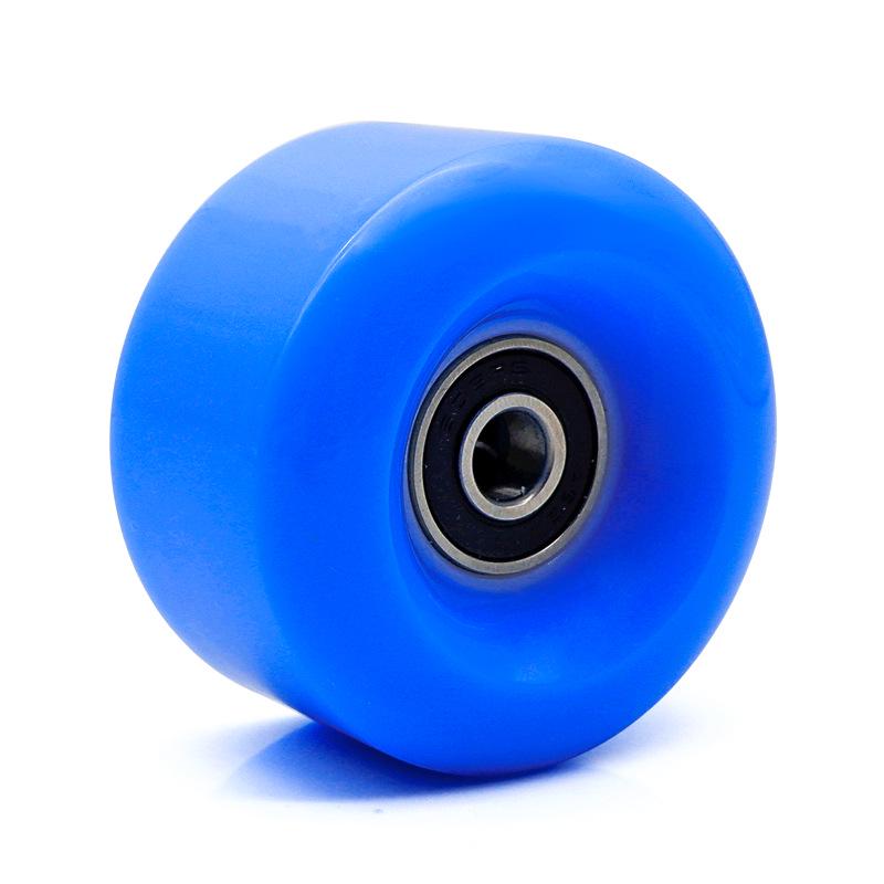 Double Row High-Elastic Shock Absorbing PU Four-Wheel Roller Skate Wheels - Non-Flashing, Universal Accessory