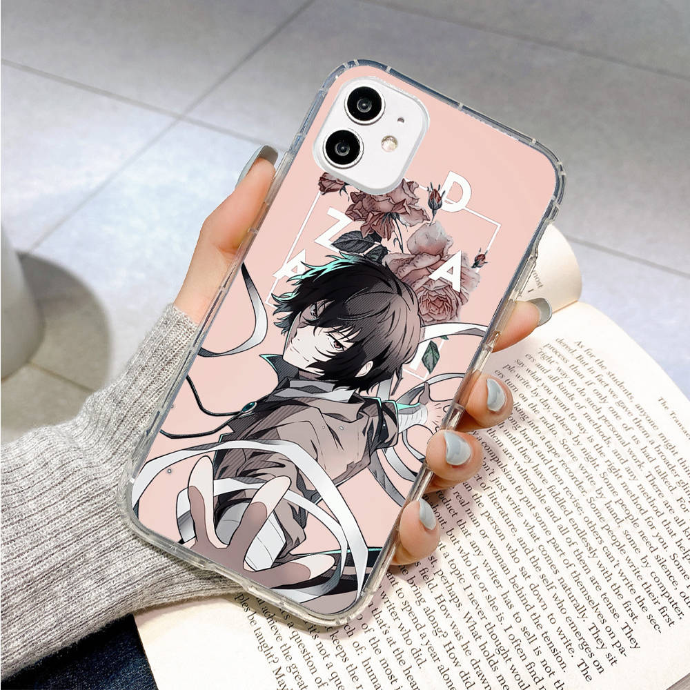 Case for Samsung A04 A14 A23 A34 A54 M23 M33 M52 M53 Realme 10 9 C30S C35 C55 VIVO Y02S Y21 Y51 X80 Pro Transparent Cover WI86 Dazai Osamu