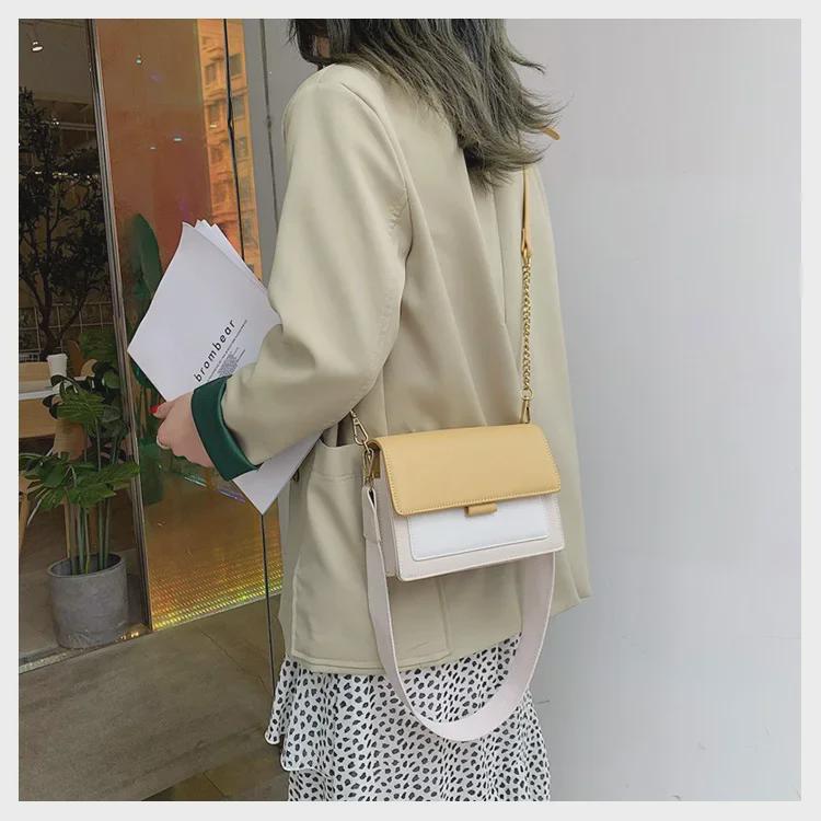 Женская модная фактурная сумка 2020 года: Универсальная сумка-мессенджер и сумка через плечо, небольшой квадратный дизайн