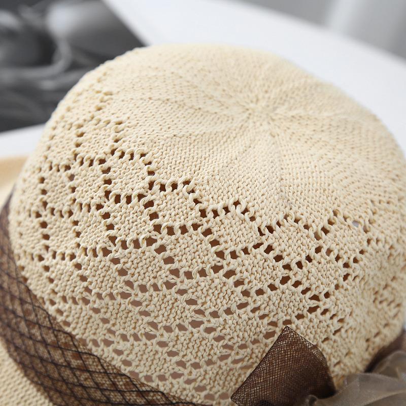 Новая летняя женская шляпа, солнцезащитная шляпа с небольшими полями, модная простая вязаная шапка для прогулок на открытом воздухе