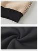 Men's Thickened Plush Lamb Fleece Sweatshirt - Warm Winter Casual Round Neck Top
