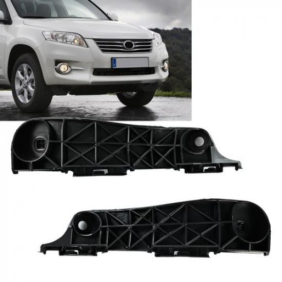 Пара Для Toyota RAV4 2009 2010 2011 2012 Кронштейны крепления переднего бампера ПРАВЫЙ ЛЕВЫЙ Автомобиль