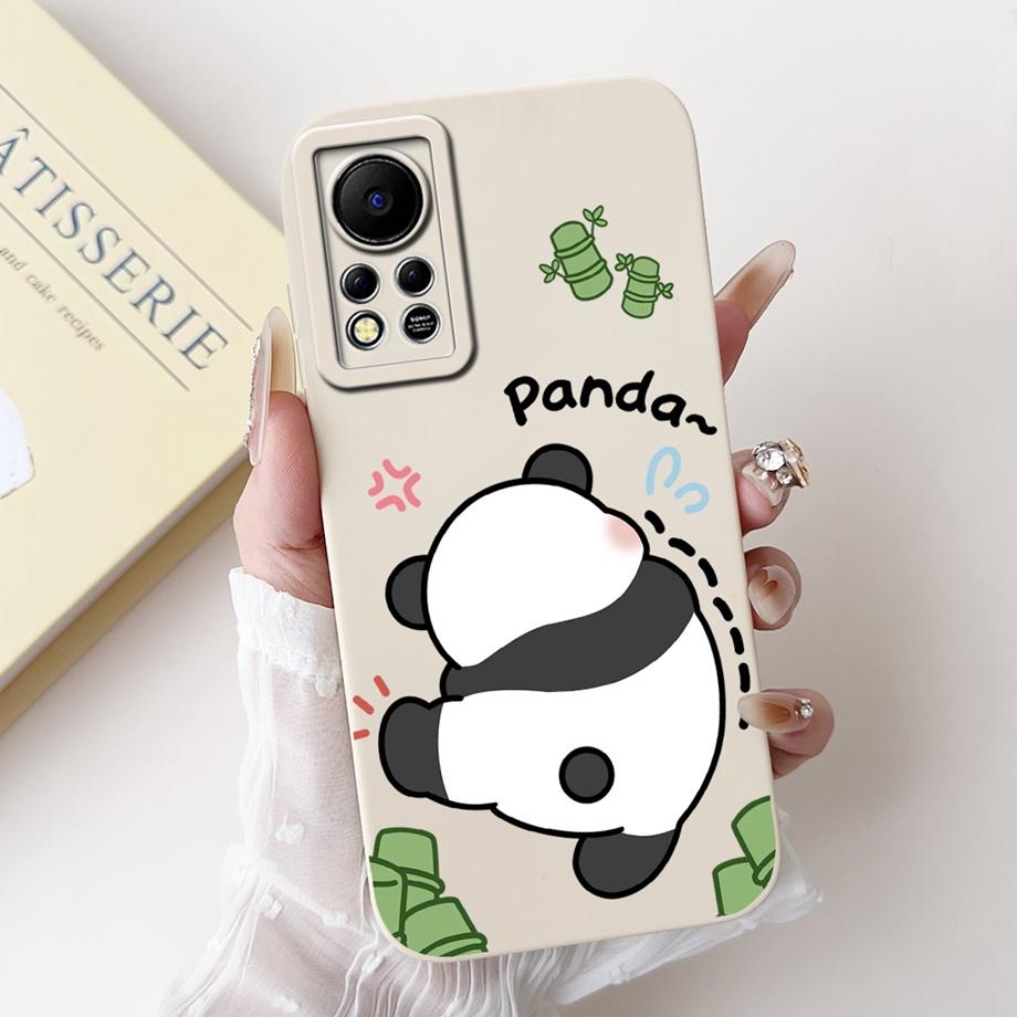 Phone Case for Infinix Hot 11s NFC X6812B Infinix Hot 11s X6812 Protection Cover Soft Liquid Silicone Coque Animals Bumper Shell
