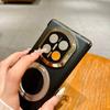 Pu Leather for HuaWei Mate X3 X5 X6 X7 XT Phone Case Magnetic Wireless Charger Metal Rotating Bracket Protection Back Cover