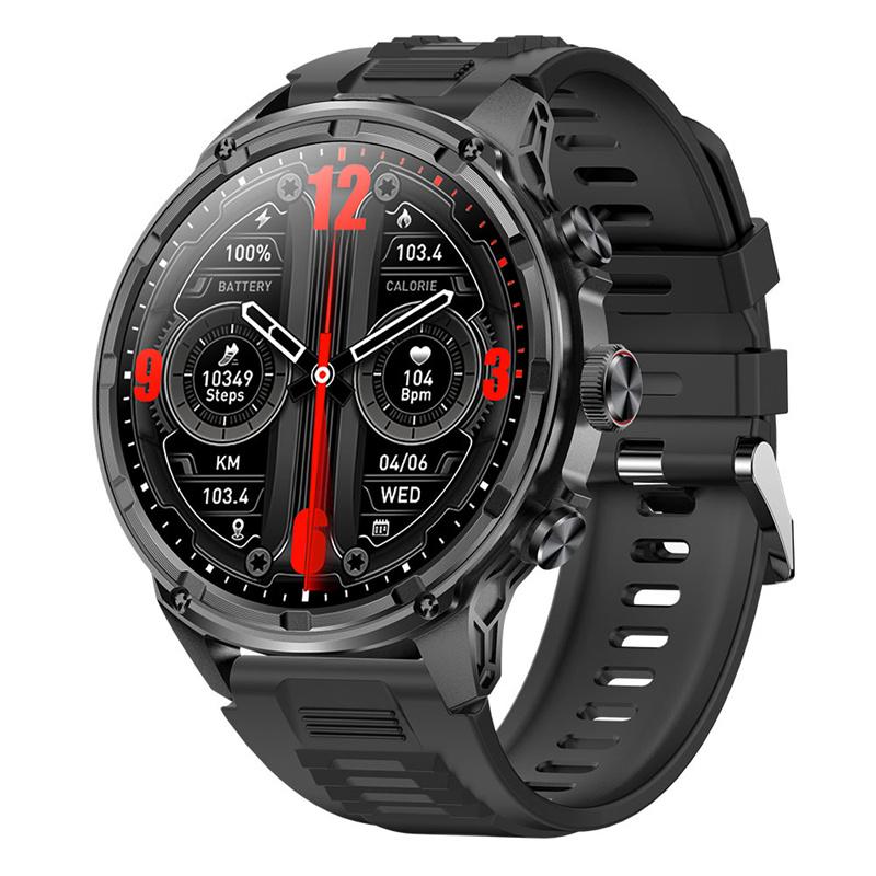 Мужские умные часы V99 для занятий спортом на открытом воздухе, светодиодный фонарик, Bluetooth-звонки, умные часы, большая батарея 710 мАч