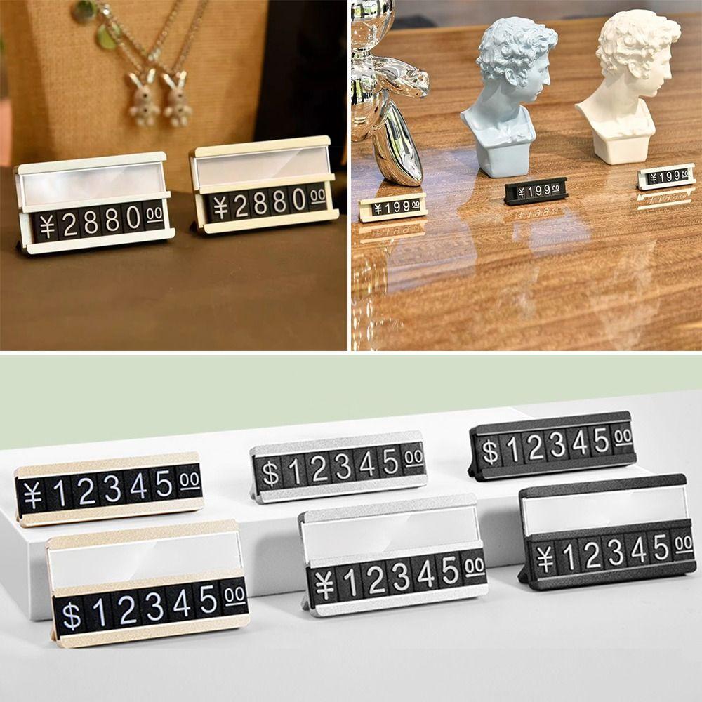 Metal Price Tag DIY Display Tag Simple Display Tag Rack  Jewelry