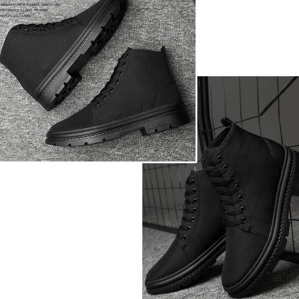 Эксклюзивный бренд Amazon 8CM UP Secret Boots Shoes Зимние ботинки средней высоты Addictive Comfort [MERLIN] Мужские мужские (Черный, 26,5 см)