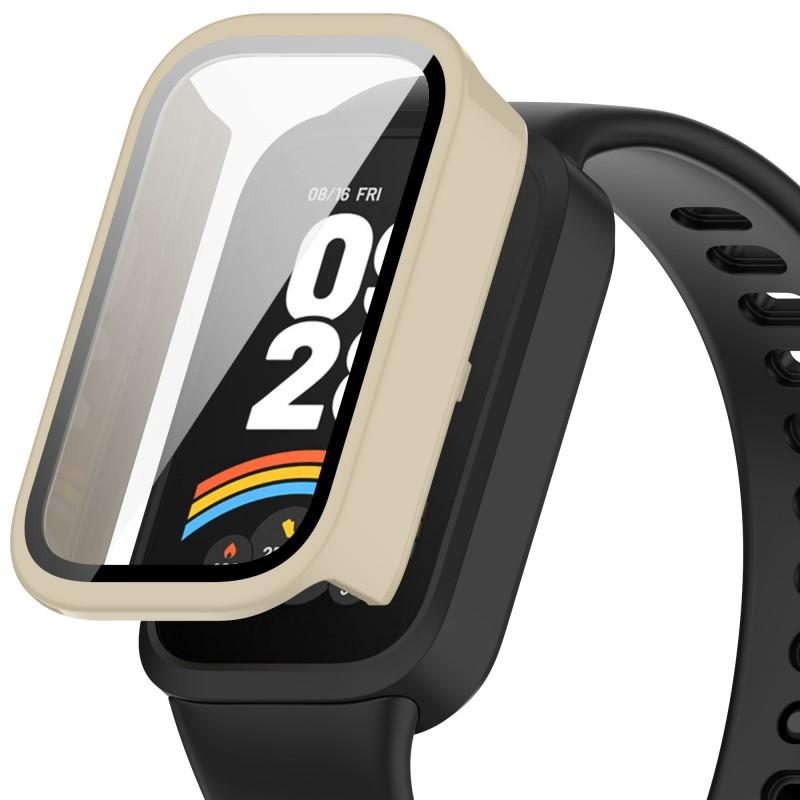 PC +Tempered Glass Case for Xiaomi Mi Band 9 Active Smartwatch Band Screen Protector Cover Bumper Shell for Redmi Band 3 Accesso 7