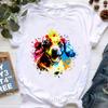 Schnauzer Dog Love Boba Animal Print T Shirt Unisex Clothes 2024 Kawaii Dog Lover Tshirt Femme Summer Fashion Tops Tee Shirt