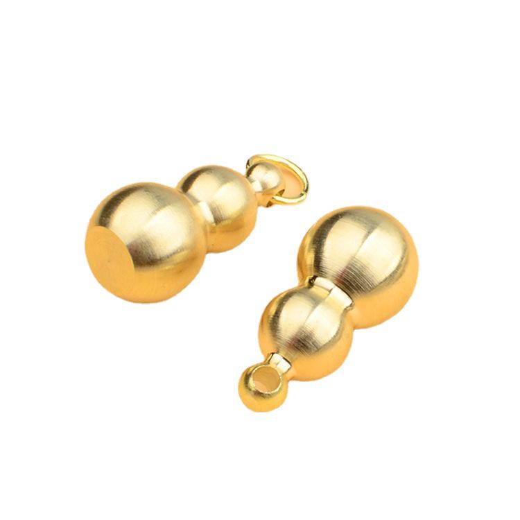 Подвеска-брелок в виде тыквы из латуни и меди - Creative Fortune Metal Jewelry