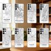 Знаменитый Городской Эскиз Карта Города Чехол для Телефона Для Samsung S25,S24,S21,S22,S23,S30,Ultra,S20,Plus,Fe,Lite Черный Корпус