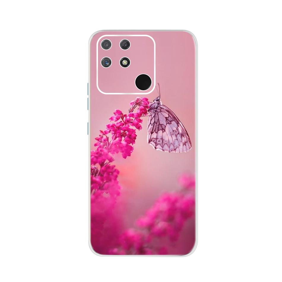 Soft Silicone Case For Raelme Narzo 50A RMX3430 Phone CaseTransparent TPU Cover For Realme Narzo50a 50 A 6.5" Back Cases Bumper