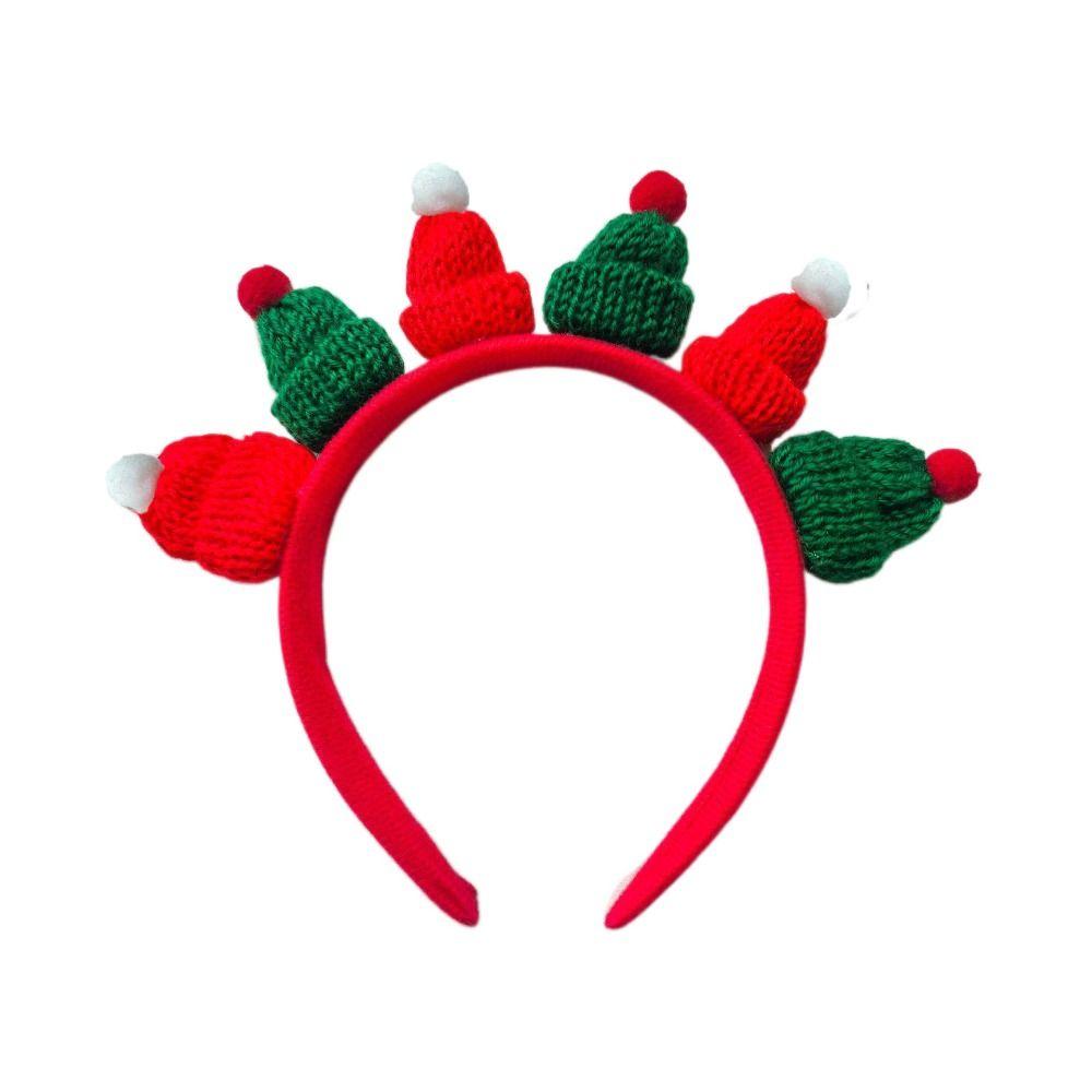Xmas Christmas Hairband New Year Merry Christmas Hair Hoop Cute Christmas Hat Headband  Festival