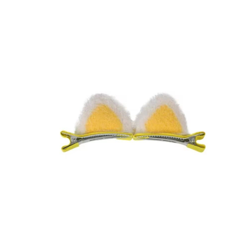 5 Pairs Soft Texture Rabbit Ears Hair Pin 3D Design 3D Hair Pin Hair Accessories For Children