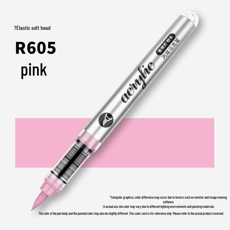 60-Color Soft Tip Acrylic Markers, Opaque & Layerable for Art Students, Watercolor Pens
