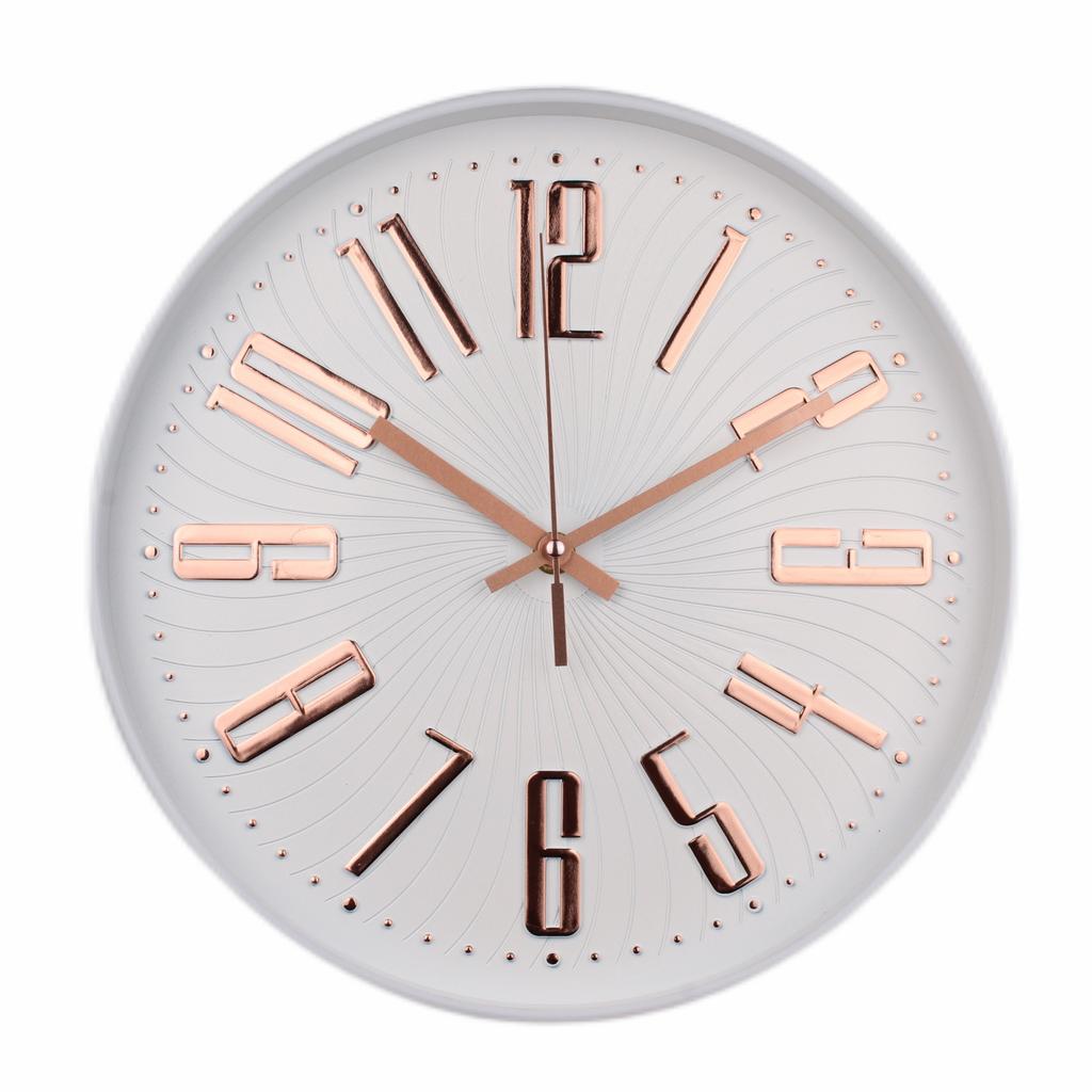 12-дюймовые цифровые настенные часы с горячим тиснением, легкая роскошь, простые, современные для дома в гостиной, модные бесшумные золотые часы